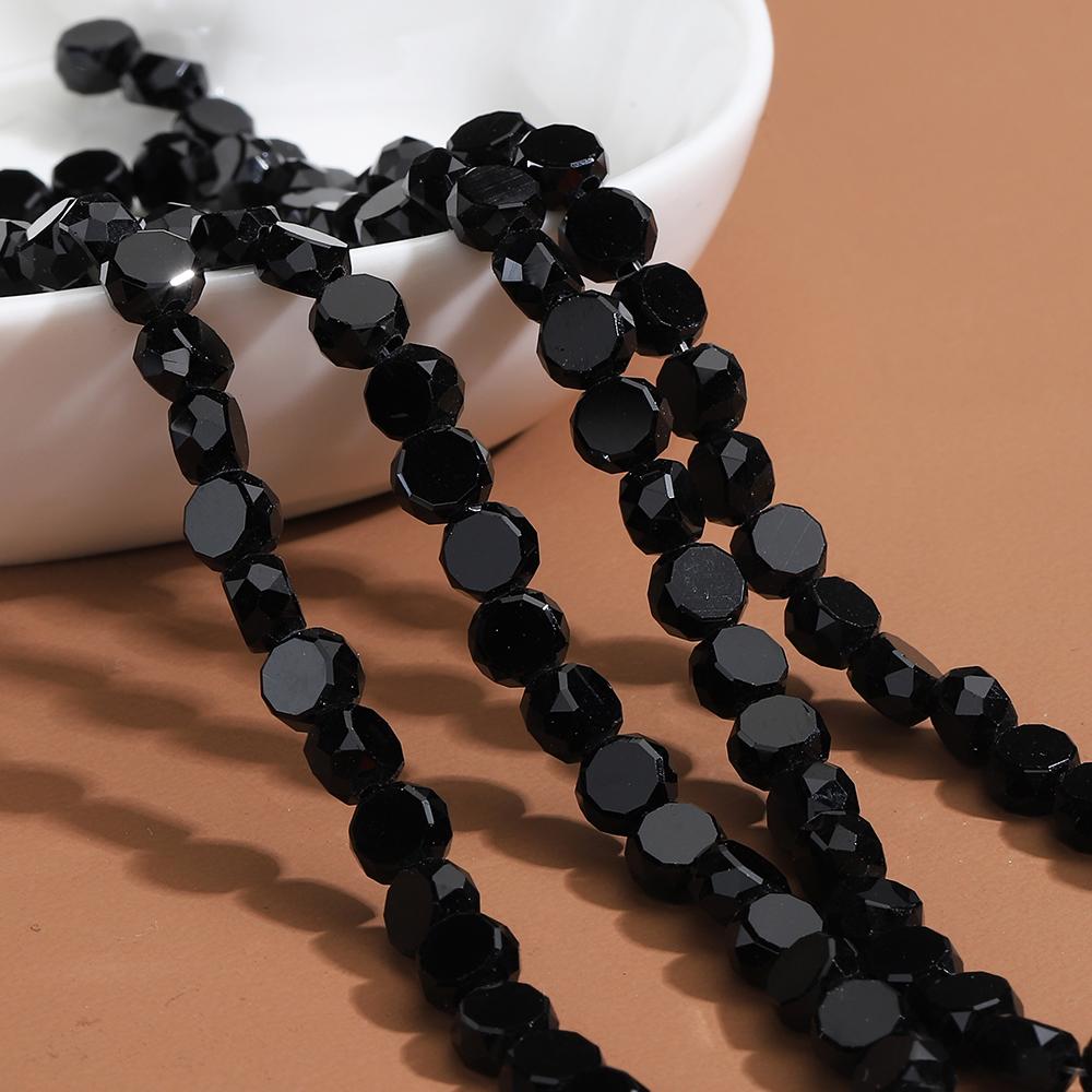 100pcs Crystal Stone Beads Rondelle Austria Faceted Loose Spacer Round Beads for Jewelry Making DIY Necklace Bracelet Wholesale