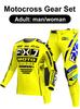 Sada oblečení na motokros Enduro cross Dres Kalhoty Sady Racer Sada vybavení Terénní Pánské Sady Dámské horské Downhill Motocykl MX