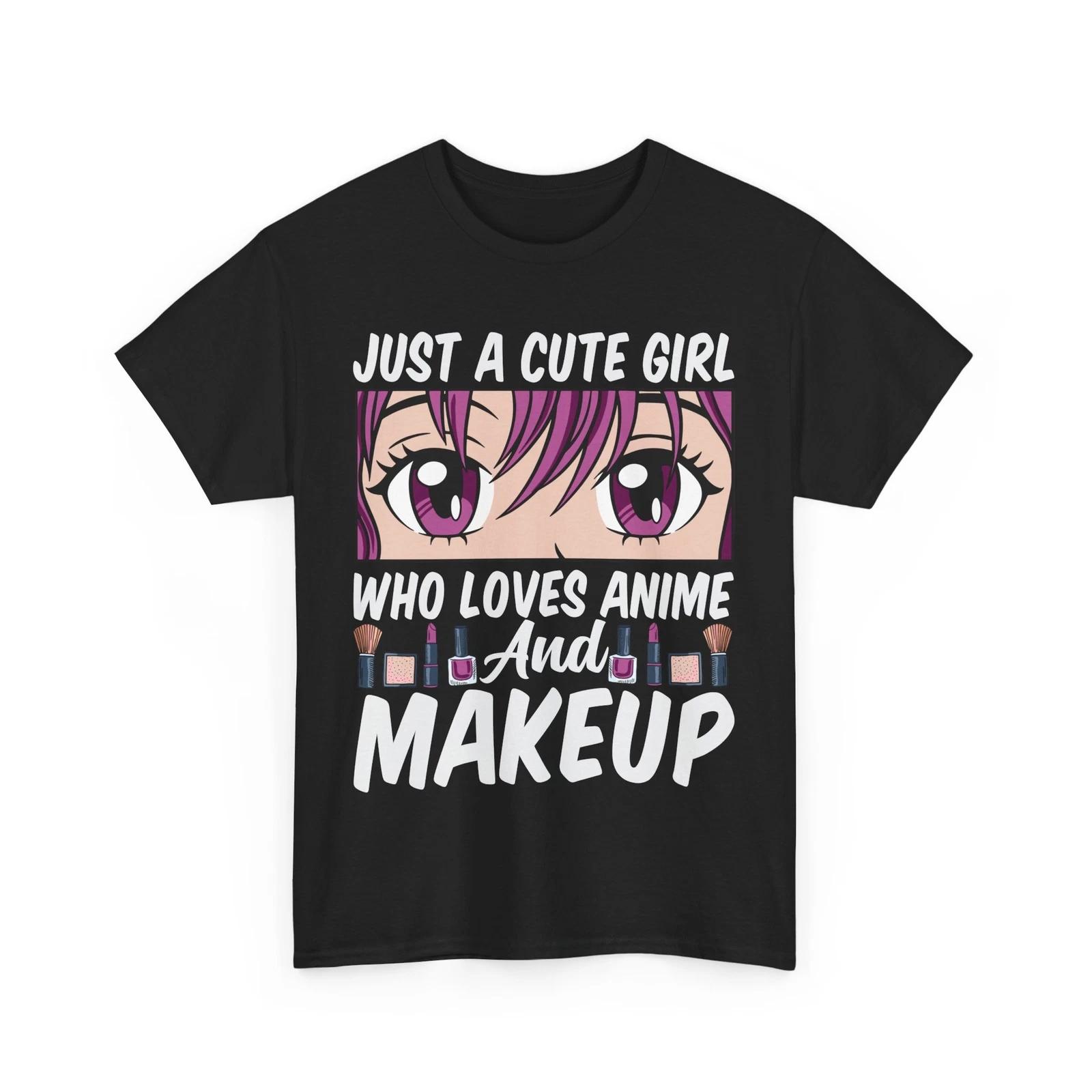 

Anime Graphic T-Shirt | Otaku Manga Style | Just a Girl who loves Anime Shirt L