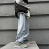 Men's Fashion Fashion Jeans Jeans rupte cu mânecă scurtă, stil hip-hop, pantaloni sport drepți, stiluri de primăvară și toamnă, stiluri la modă, stiluri de hip-hop