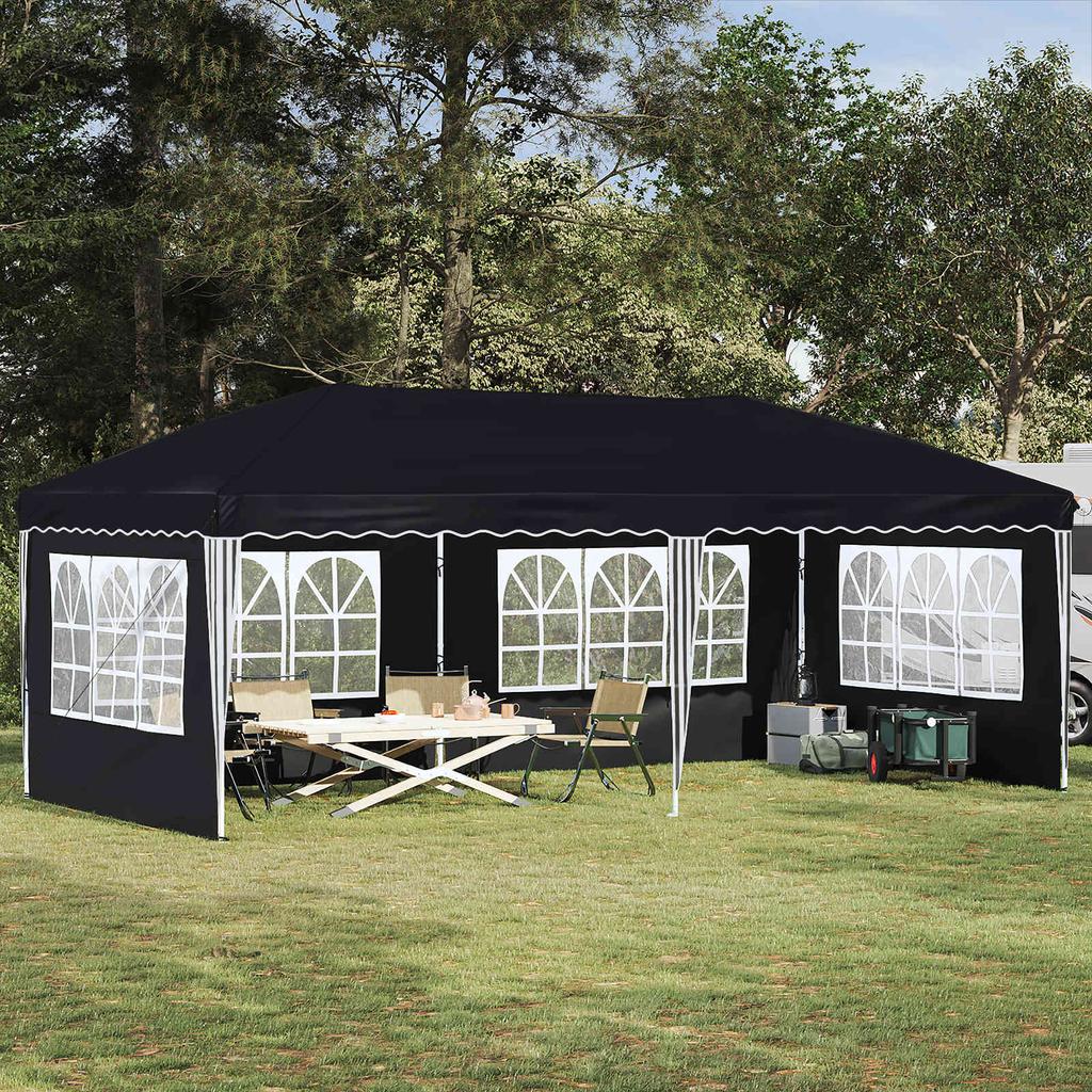 Pop Up Party Tent 575 X 289 X 245 Cm Anthracite