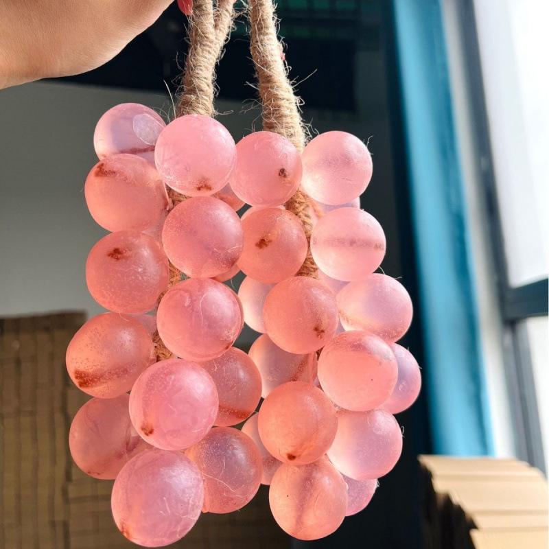 Crystal Grapes Handmade Soap String: Creative Bathroom Decoration & Unique Souvenir