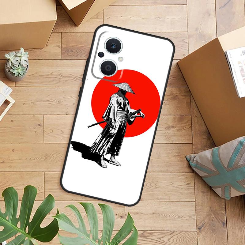 Samurai Phone Case For OPPO Reno 14 13 12 11 F 10 Pro 8T 7 8 Lite OPPO Find X8 X6 X5 X9 Pro Cover