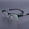 Myopia Glasses Anti-Blue Light Men'S Business Half Frame Finished Flat Mirror Holder Imitation Tr Same Frame Glasses Tide