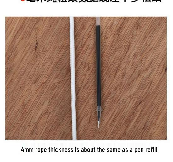 Nylon Multipurpose Rope: Tarpaulin, Greenhouse, Binding, Sunning Quilt, Curtain Pull, Clothesline, Tying Cattle, Wear-resistant Truck Applications.