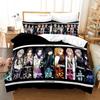 Demon Slayer Anime Bedding Set 3d Duvet Cover Sets Pillowcase Bedclothes Home Textile Cartoon Twin Queen King Size Kids Gift Tool