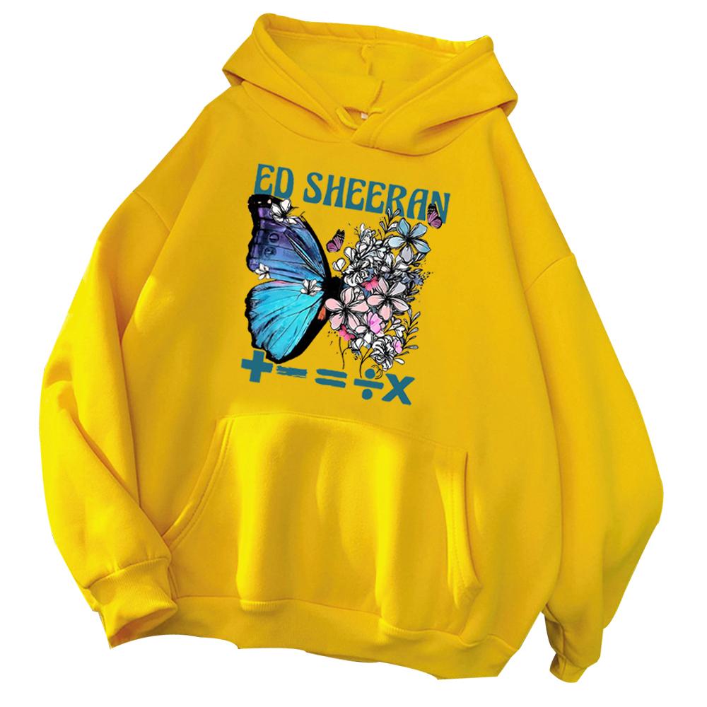 Ed Sheeran Hoodie The Mathematics Tour Hoodie Gift for Ed Sheeran Fan Winter Warm Tops Streetwear