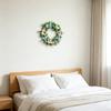 Artificial Flowers Lifelike Simulation Floral Door Hanging Decoration No Watering Maintenance Long-Lasting Spring Freshness Home Wall Decor
