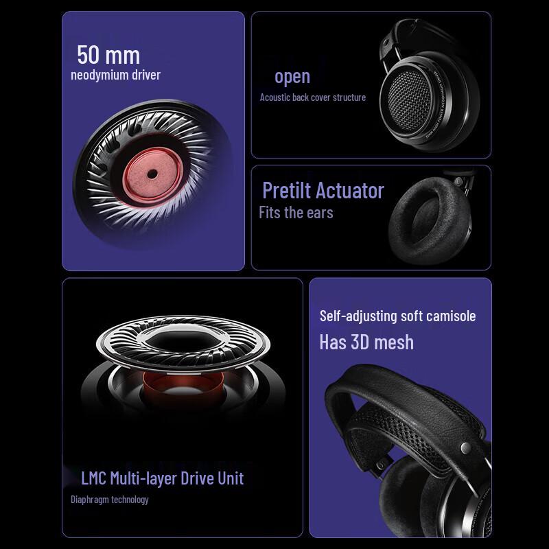 Philips Fidelio X2HR HiFi Over-Ear Wired Headphones