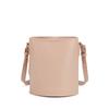 Women's PU Leather Crossbody Bags Contrasting Colors Casual Solid Trendy Lock Bucket Type
