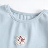 Girls Summer Thin Vest Cherry Print Top Baby Toddler Sweet Cute T-shirt Kids Sleeveless Blouse Children Clothes