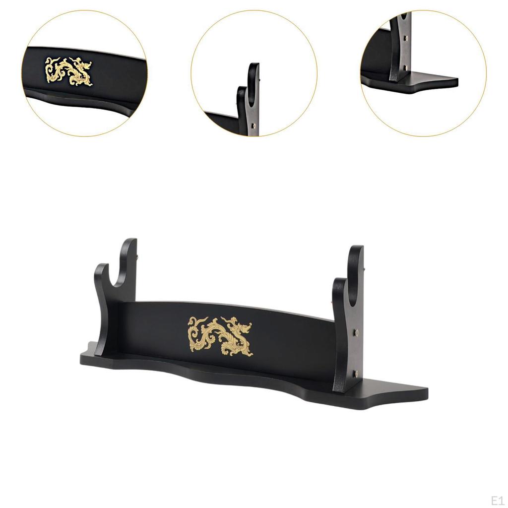 2 Tier Zwaard Houder Wall Mount Samurai Zwaard Rack Katana Wakizashi Display Stand Decoratieve Zwaard Hanger