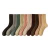 3 Pairs of Girls Autumn and Winter Thick Wool Ring High Rubber Heat Insulation High Drum Wool Sports Socks