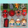 Porte-clés unique Stranger Things Deadpool en PVC pour les fans de la série Durable et élégant !