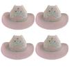 Sequins Cowboy Hats with Diamond Crown Pattern for Proms Banquets Party Sequins Cowboy Hats for Adult Photography