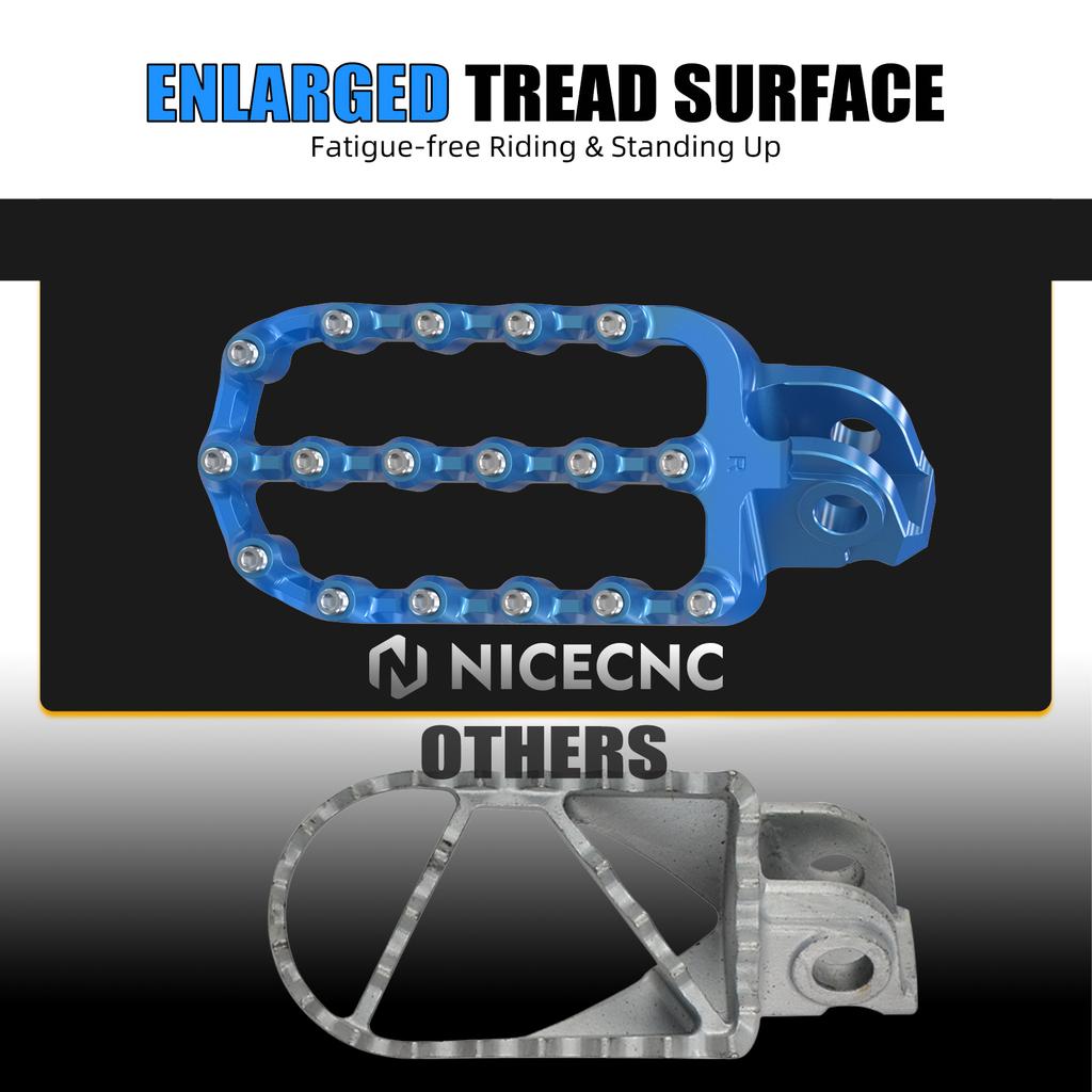 Forged Footpeg Footrest For KTM 690 Enduro R SMCR SMC R Husqvarna 701 SM Supermoto Enduro NORDEN 901 GASGAS ES/SM 700 2008-2025