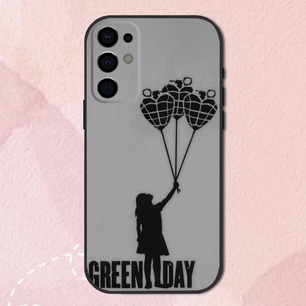 

G-Green Day Band Phone Case For Samsung S24,S21,S22,S23,S30,Ultra,S20,Plus,Fe,Lite,Note,10,9,5G Black Soft Cover Samsung S10plus
