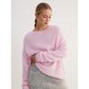 Pink Knitwear Sweater Pullover For Women Long Sleeve Fashion Loose Patchwork Cute Y2k Top Female Knit Elegant Pullover New