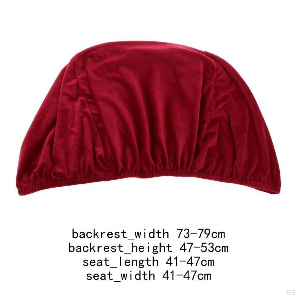 Round Saucer Chair Cover Jacquard Moon Slipcover Soft Elastic Washable Seat Protector Replace