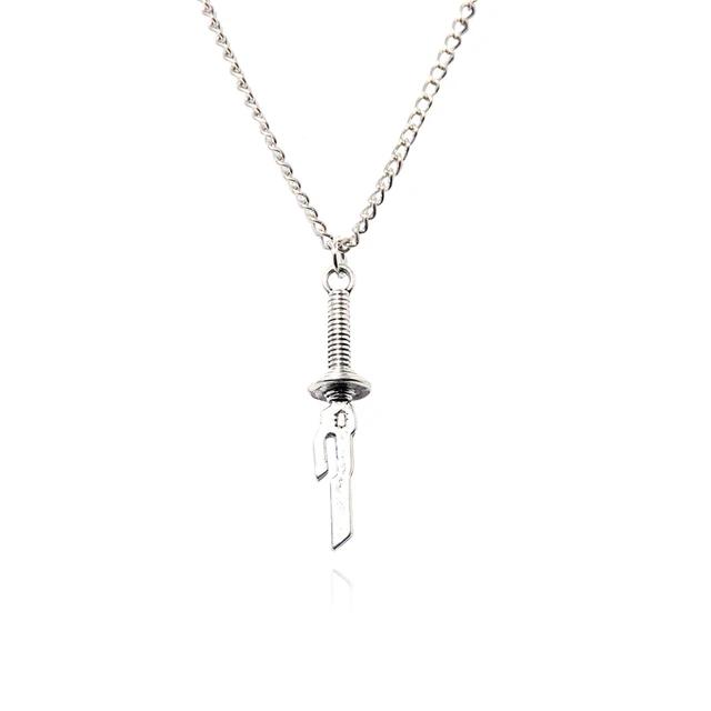 Anime Jujutsu Kaisen Toji Fushiguro Collana Cosplay Lancia Rovesciata del Cielo Portachiavi Arma Choker Gioielli Regali