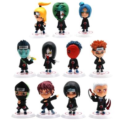 Naruto Version 11 Modelle Actionfigur Anime PVC 7-8cm Statue Sammlung Schreibtischdekoration Spielzeug für Kinder Figma Geschenk