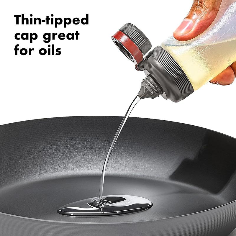 3/6Oz Leak-Proof Squeeze Bottle With Scale Kitchen Salad Sauce Set Portable Squeeze Oil Bottle Spicy Container Outdoor Picnic