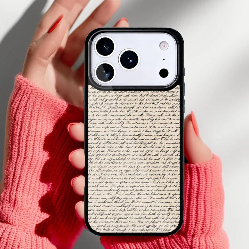 Pride And Prejudice Jane Austen Phone Case for iPhone 17 Air 16e 15 14 13 Pro Max Back Cover for 12 11 Pro Coque