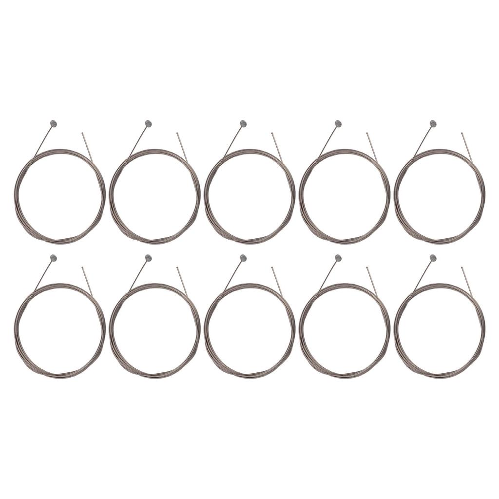 10 Stück Fahrrad Bremsleitung Set Edelstahl Bremskabel mit Endkappe Endhülse für Mountainbike