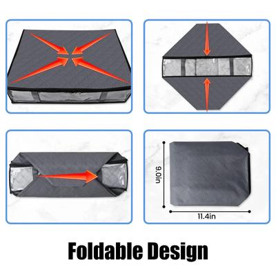 1/3/5 STÜCK Kleideraufbewahrungstasche Deckenverpackungstasche Faltbare Vliesstoff-Aufbewahrungstasche Unterbett-Kleiderorganizer Staubdichte Aufbewahrungstasche