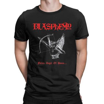 Blasphemy Αγγελική Πτώση του Καταστροφικού Ροκ Συγκροτήματος Μπλουζάκια Είδη Εμπορίου για Άνδρες Γυναίκες Βαμβακερή Τρελή Μπλούζα Κοντομάνικη Ρούχα Ενήλικες