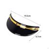Helmet Visor Peak Cover Sun Protector 3 Snaps Portable Universal for 3/4
