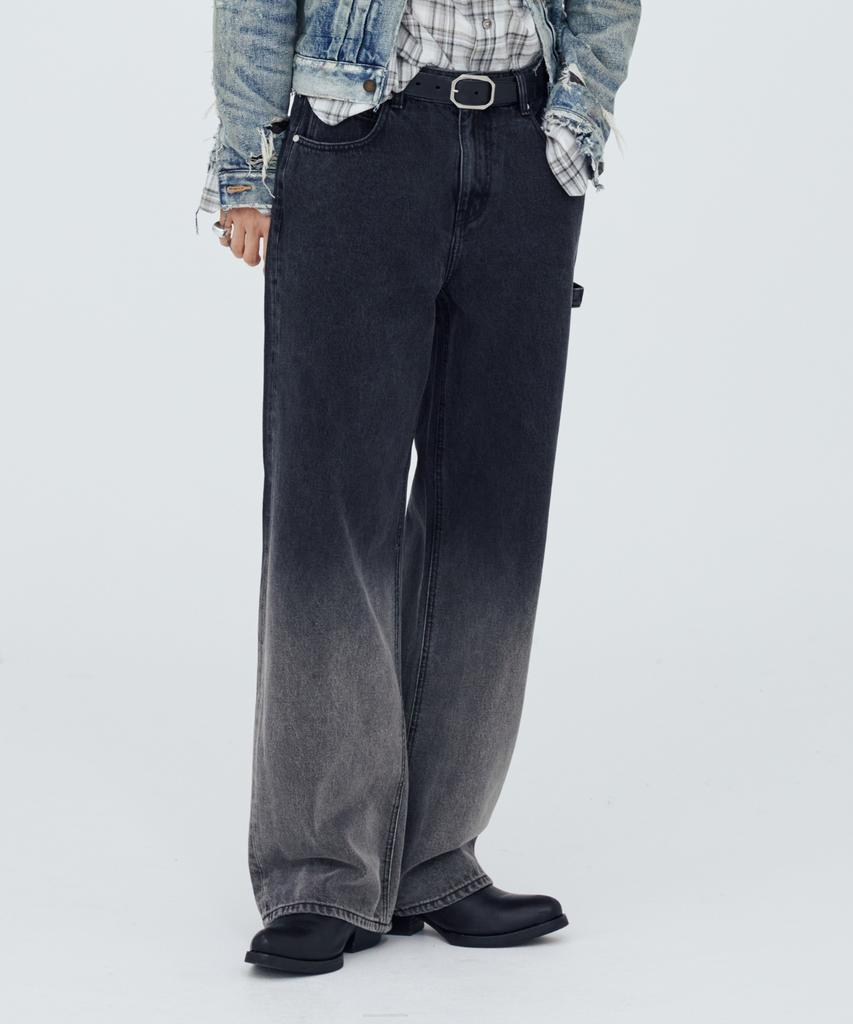 Modenaleudeo Flow Carpenter Wide Denim (Black)