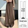 Women's High-Waisted Wide-Leg Floor-Length Pants - Spring/Autumn 2026 Slimming Drape Design