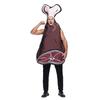 Halloween Party Adult Women's And Men's Ham Meat Cosplay Jumpsuits Costume