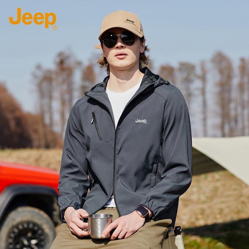 

JEEP Men s Fall Casual Hooded Jacket 5XL