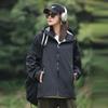 Unisex Heat-sealed Hooded Windproof Waterproof Jacket for Autumn & Winter