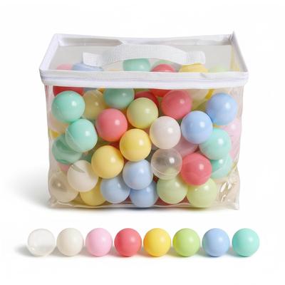 Hügmuu Color Balls Ball Pool for Baby 5.5cm Pastel 8 Colors 100 Pieces