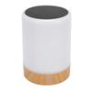 Solar Night Light Efficient Monocrystalline Silicon Solar Panel Wood Grain Table Lamp Lantern for Home Garden Patio