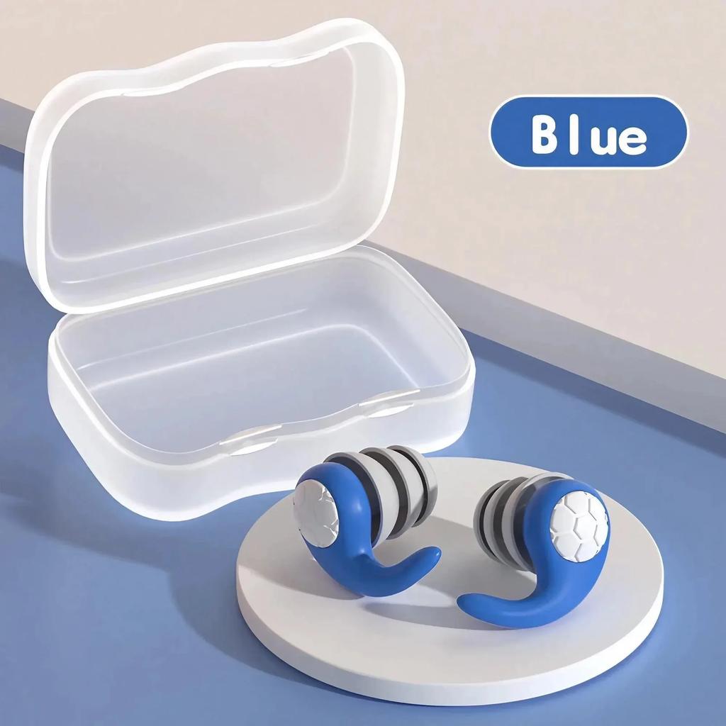 Anti Noise Silicone Earplug Sleep Noise Reduction Ear Plug Canceling Soundproof Ear Plugs Waterproof Swimming Soft Ear Protector