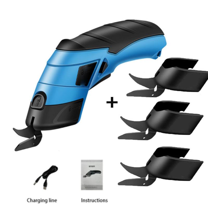 ZK40 Electric Scissors Cloth Cut Machine Lithium Charging Leather Sewing Tailor Scissor Tungsten Steel Blade Portable Hand Tool