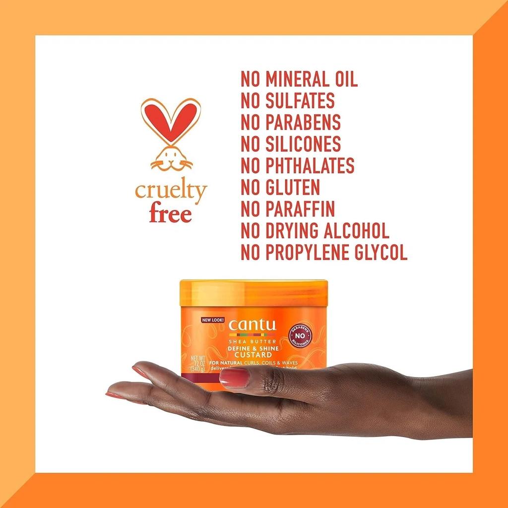 Cantu Shea Butter for Natural Hair Curling, Coil & Waves, Perfect Hold - 340g