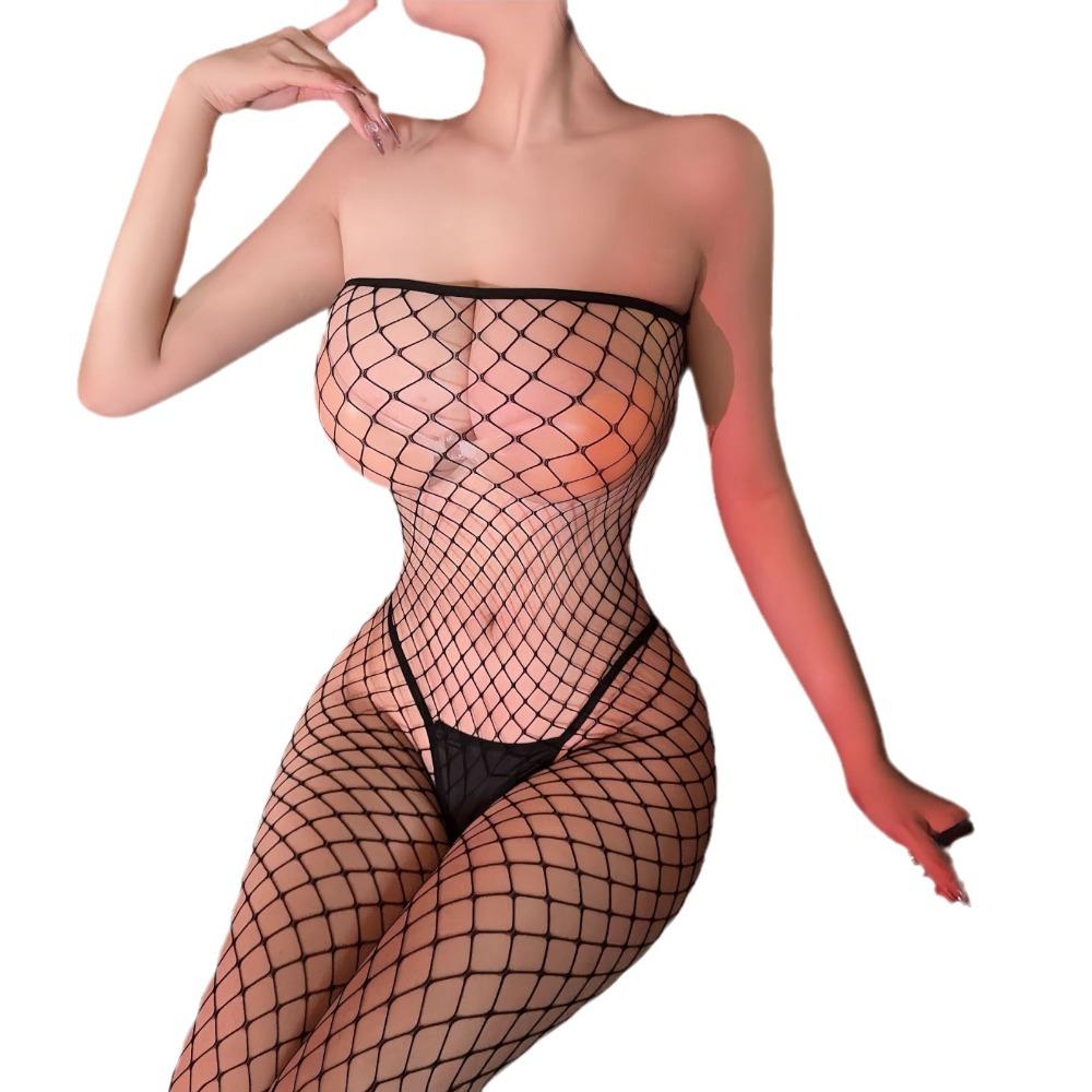 Sex Underwear Open Crotch Free of Passion Temptation Sexy Stockings Bed Set Hot Flirting Jerking Sexy Mesh