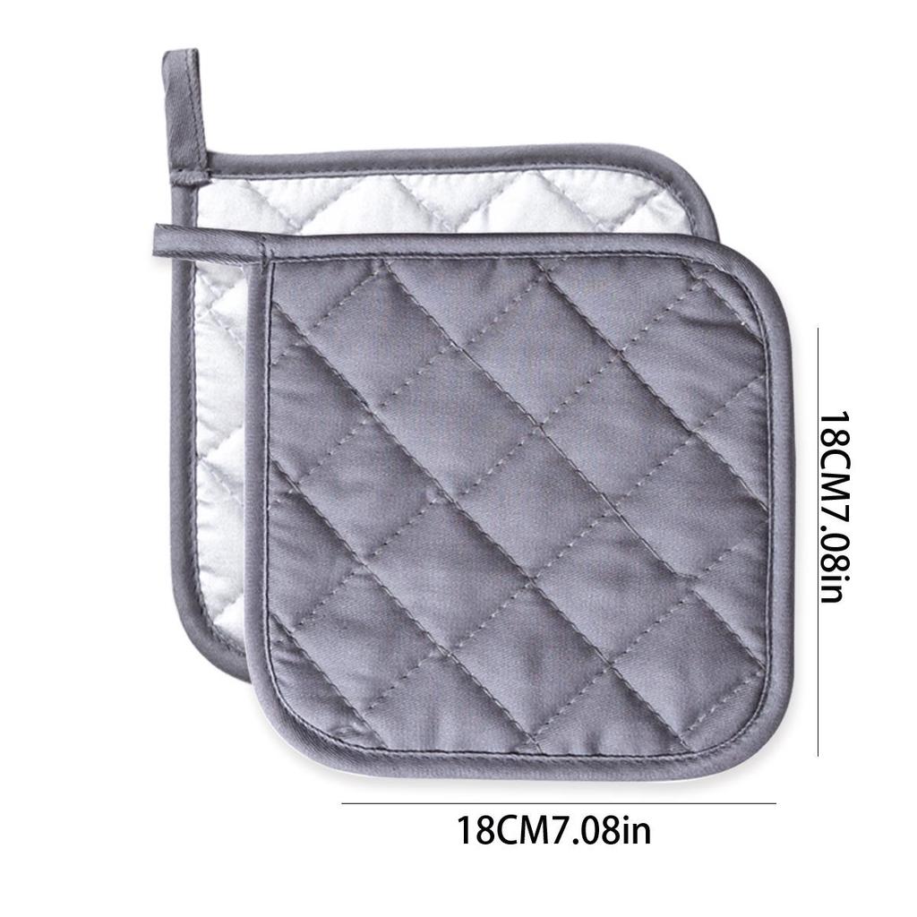 Pure Cotton Heat-Insulating Silver-Coated Pot Pad & Microwave Oven Gloves Set