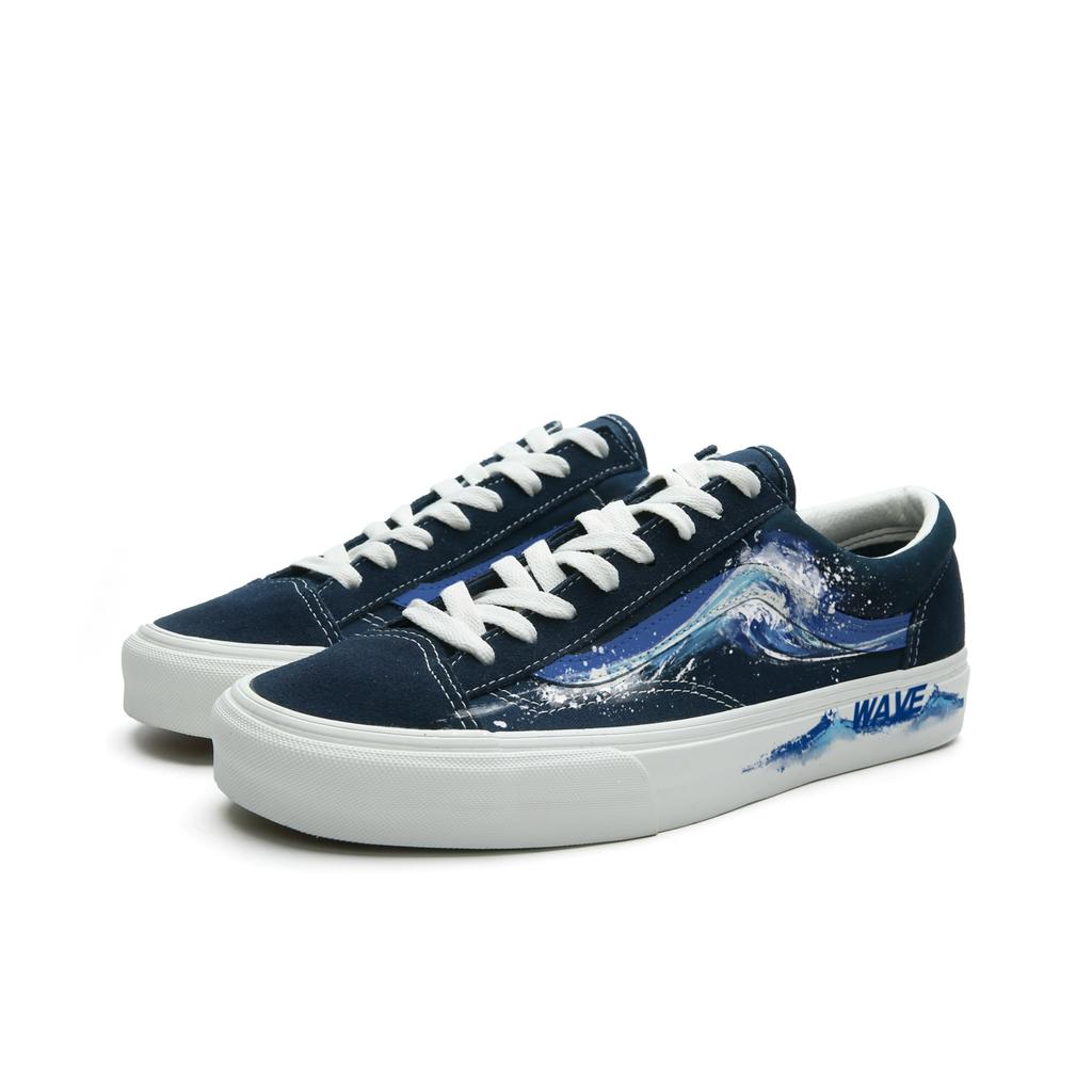 Vans Style 36 Abrasion Resistant Abrasion Resistant Low top Skateboard Shoes Men's Blue VN0A3DZ3RFL(Team613-)