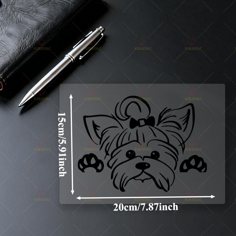 

1pc Motocycle Dog Stickers Waterproof for DIY Fairing Helmet Fuel Tank Tail Box Car Windows Door Scooter Universal Vinyl Decals High 15cm