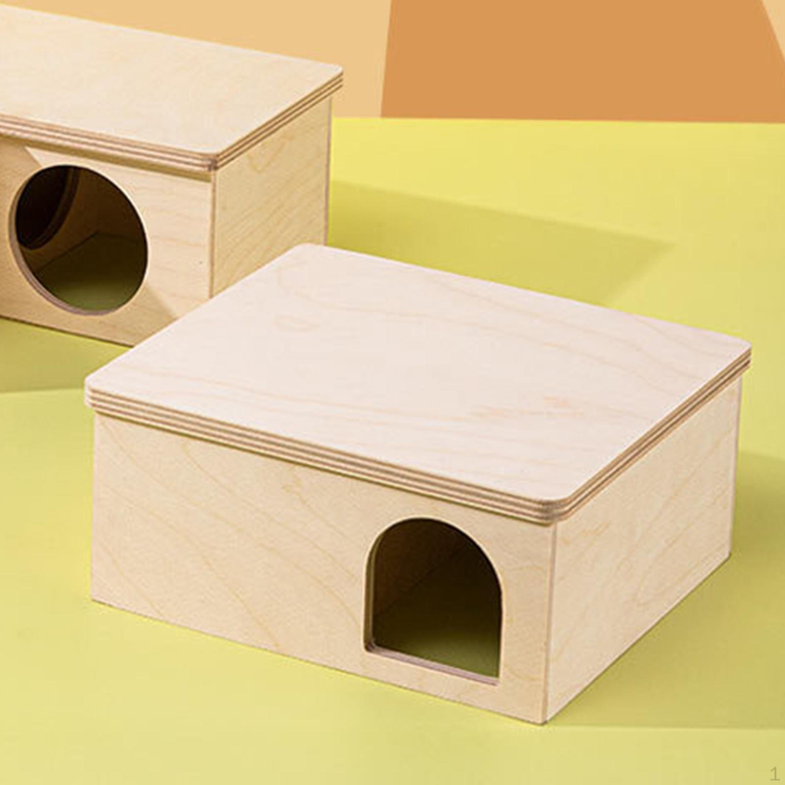 

Игрушка для хомяка Интересная среда обитания Декор Туннель Исследование Многокамерный для песчанок Two Room