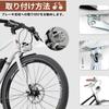 PLEAVIT LED Bicycle Retro Front Black Bullet-Shaped Light, 7-Light Headlight, Light, Battery-Operated,