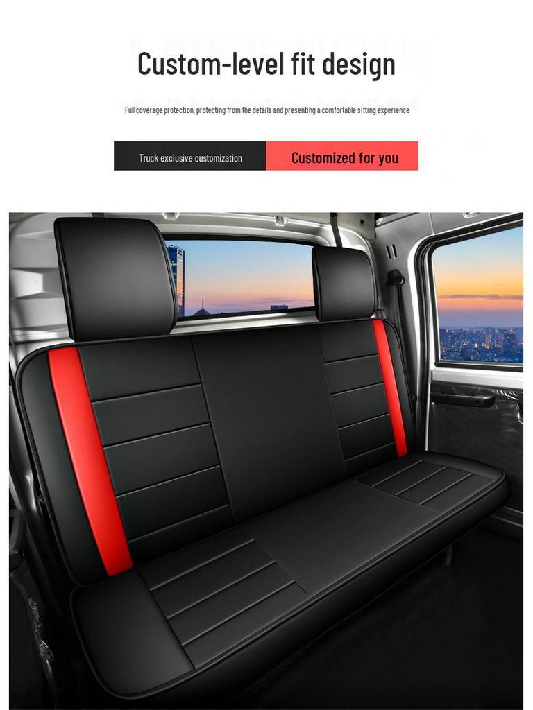 Wuling New Card Truck Seat Cushion - Ice Bean, All-Season Set