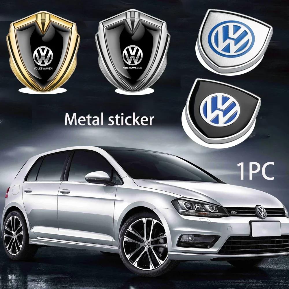 hijk1 ·1PC 3D Metal Car Side Fender Emblem Badge Sticker for VW Jetta Golf Beetle CC GTI R32 MK4 golf 4 motion MTM Auto Accessories