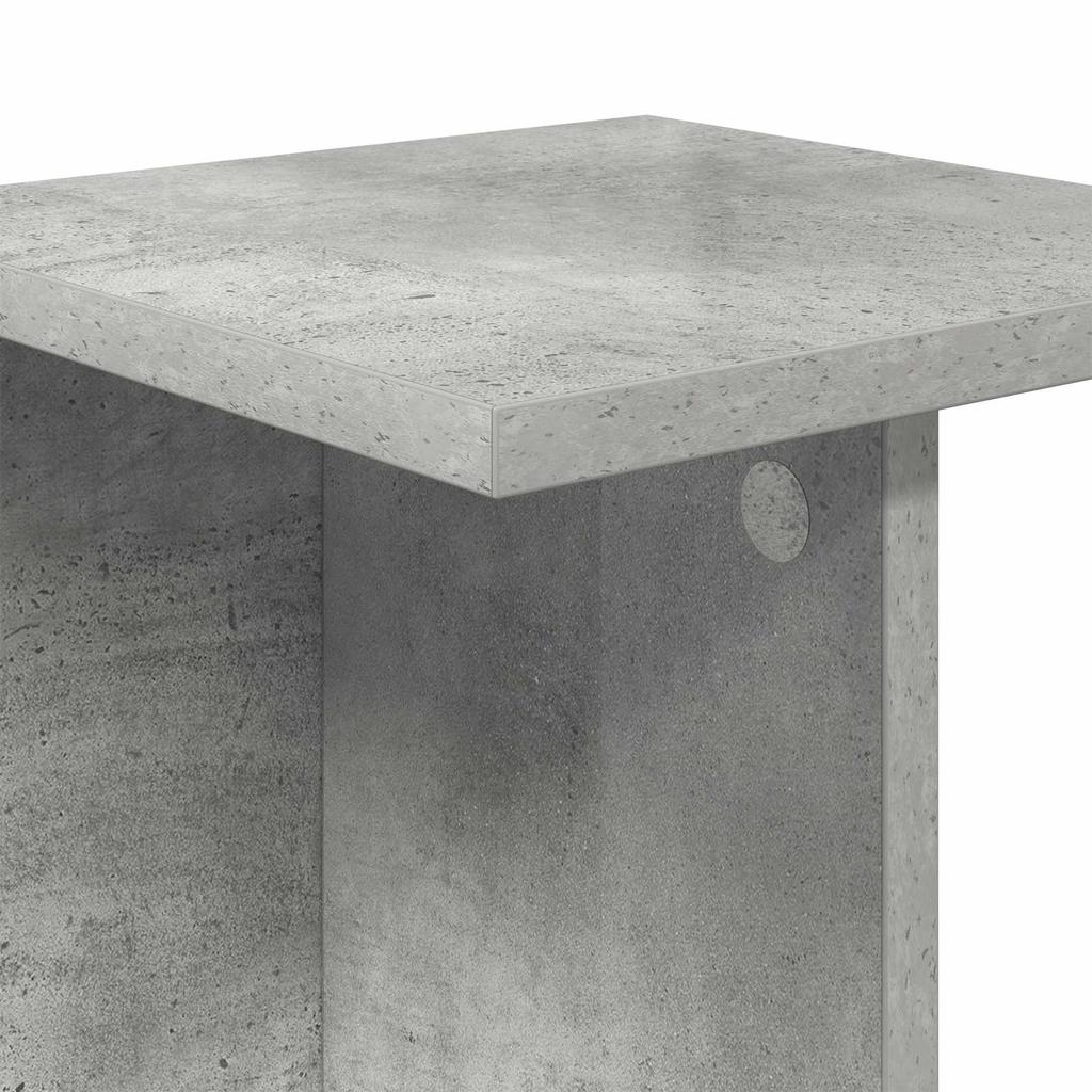 Plant Stand Concrete Grey 25 x 25.5 x 60.5 cm Engineered Wood